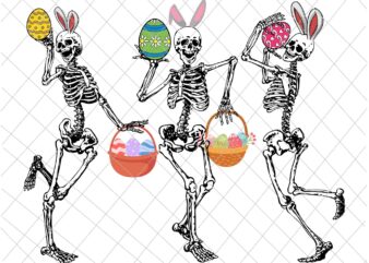 Easter Dancing Skeleton Svg, Dancer Bunny Ears Funny Easter Day Svg, Skeleton Easter Day Svg, Funny Easter Day Svg vector clipart