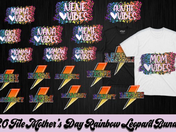 Mama vibes bundle svg png, mothers day tshirt design