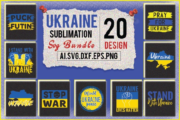 Ukraine svg bundle t shirt vector graphic