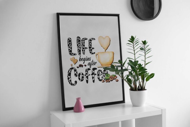 Coffee Sayings Sublimation Bundle Tshirt Design
