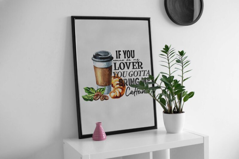 Coffee Sayings Sublimation Bundle Tshirt Design