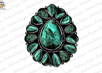 Turquoise Gemstone Jewelry T-shirt design