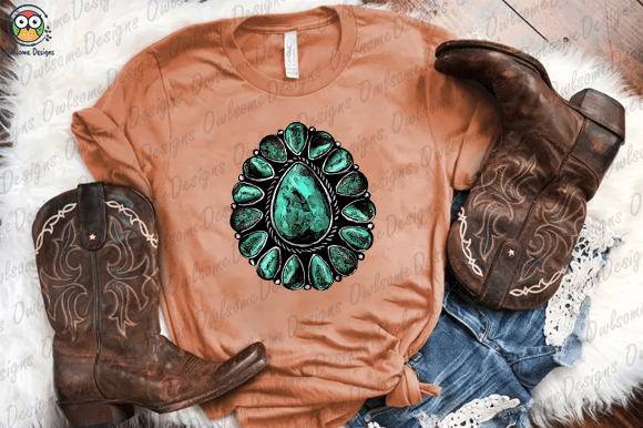 Turquoise Gemstone Jewelry T-shirt design