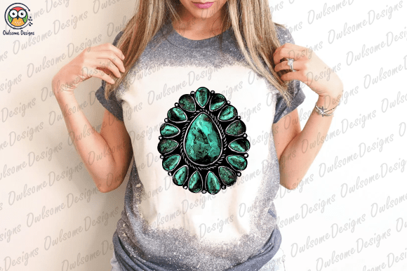 Turquoise Gemstone Jewelry T-shirt design