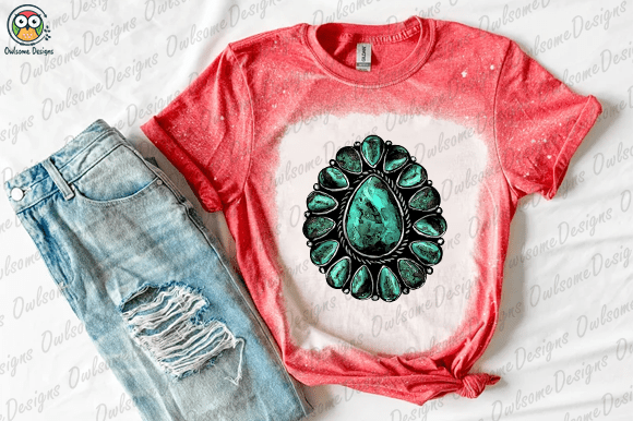 Turquoise Gemstone Jewelry T-shirt design