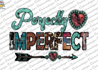Western Perfectly Imperfect T-shirt design