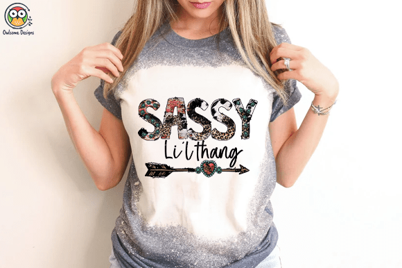 Sassy lil thang t-shirt design
