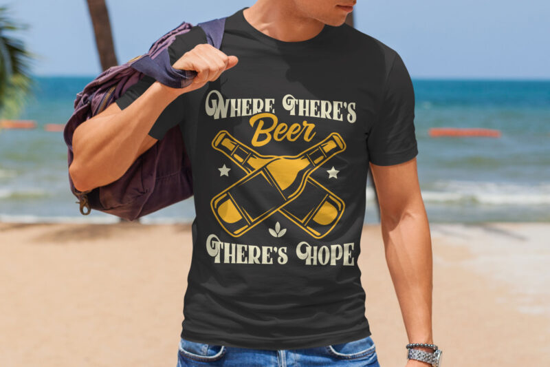 Drink beer t shirt design bundle