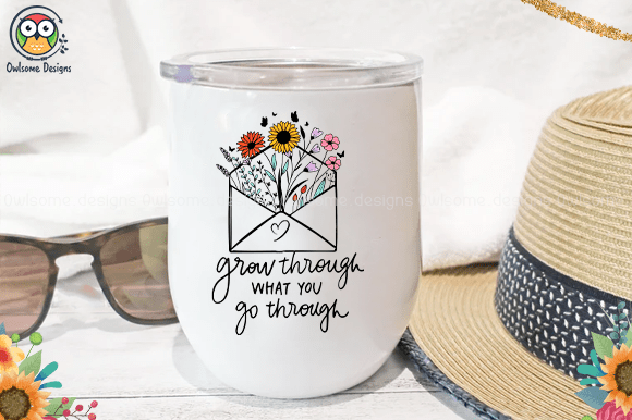 Grow through what you go through t-shirt design