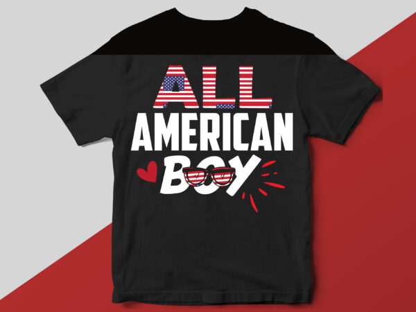 All american boy- t shirt