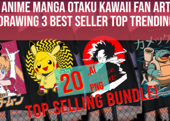 Anime Manga Otaku Kawaii Fan Art Drawing Best Seller Top Trending t shirt vector