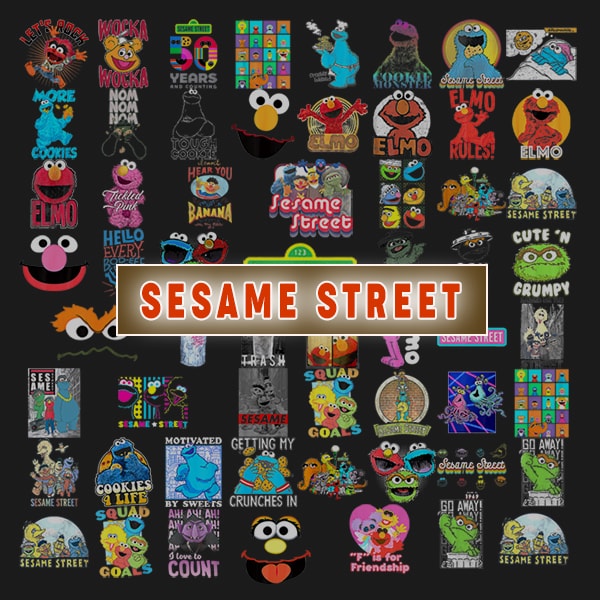 Sesame street png, elmo png, sesame street, cookie monster png, elmo birthday png, sesame png, sesame cut file, sesame clipart