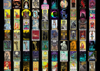 238 Tarot Cart PNG Bundle, Magical Tarot Cart Bundle Png, PNG Design File Sublimation , Digital Download