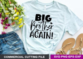 big brother Again SVG t shirt template