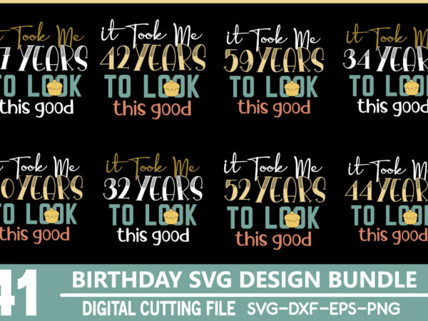Birthday svg bundle t shirt template