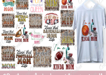 Mother’s Day, 20 File Mother Day Bundle Diy Crafts, Mom Love Sport PNG Files, Mom Life Silhouette Files, Trending Cameo Htv Prints