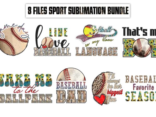 Softball sayings sport bundle tshirt design