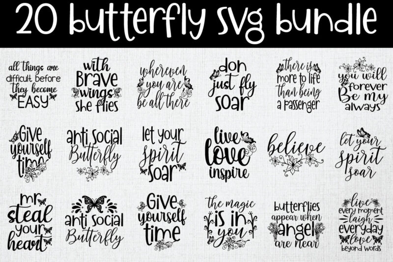 Butterfly SVG Bundle