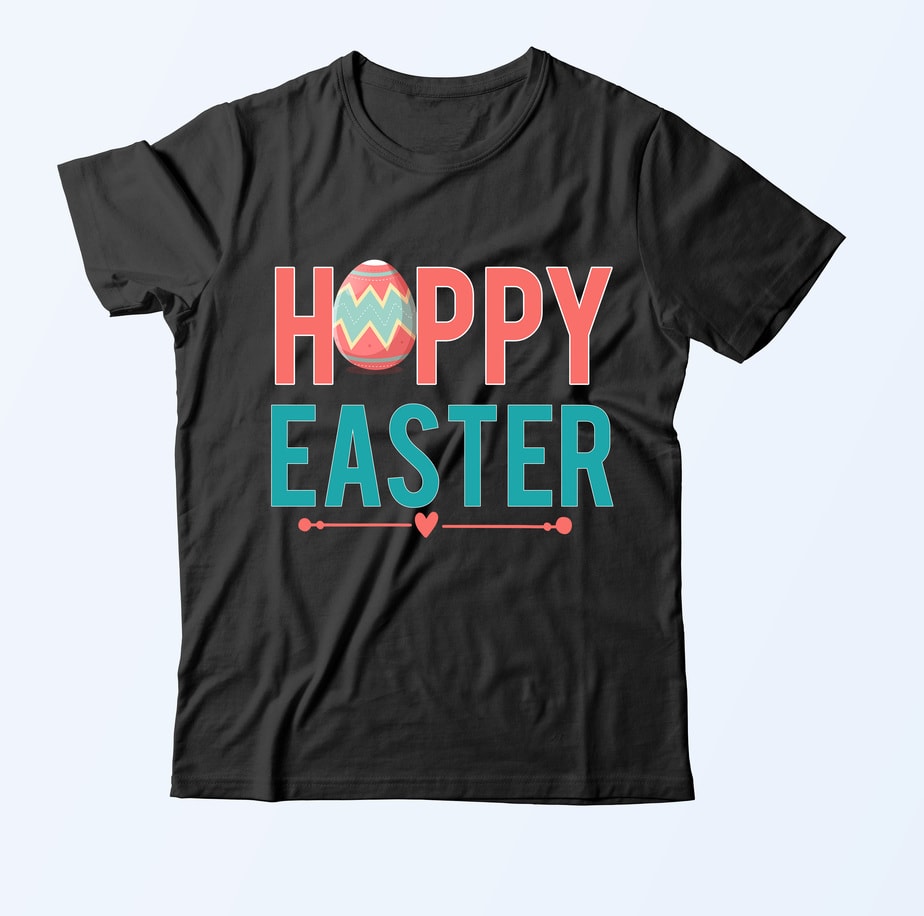 Hoppy Easter T Shirt Design,Hoppy Easter Svg Design,Easter Day Svg ...