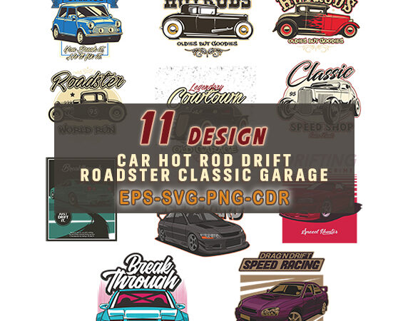 Car hot rod drift roadster classic garage – svg file – digital file, svg png cdr eps clip art silhouette designs, digital download