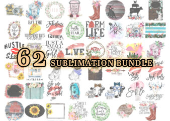 62 Sublimation Bundle PNG Bundle Frame Bundle Sublimation Designs Download Kit Clipart Bundle Download Bundle Template Bundle Sublimation Files