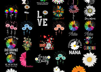 Daisy Peace Sign Hippie Soul Flower Lovers, Png Files For Sublimation, Sublimation Designs Downloads, Digital Download, Floral Pattern Png