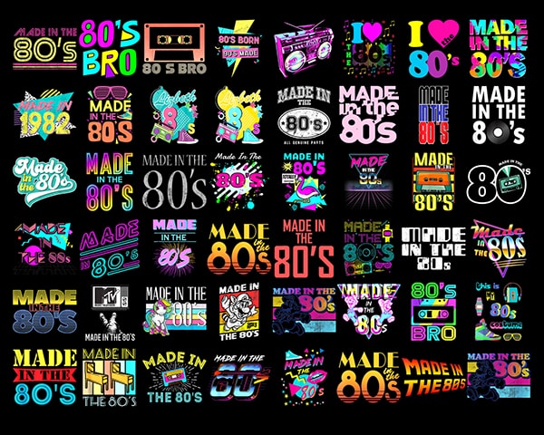 80s Clipart, Neon 80s Clipart Bundle, Roller Skates Clipart, 1980, Retro, Neon, Digital Graphics, 80s Party, Cassette Tape, I Love 80s, PNG