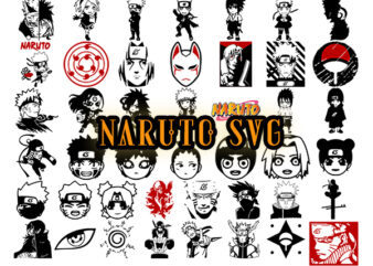 Design Naruto Svg, Naruto Png, Naruto Svg Bundle, Anime Svg, anime Svg, anime Png, Bundle Svg Clipart, Instant Download. png t shirt vector illustration