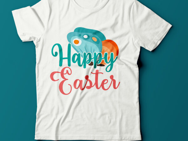 Happy easter vector t shirt design on sale