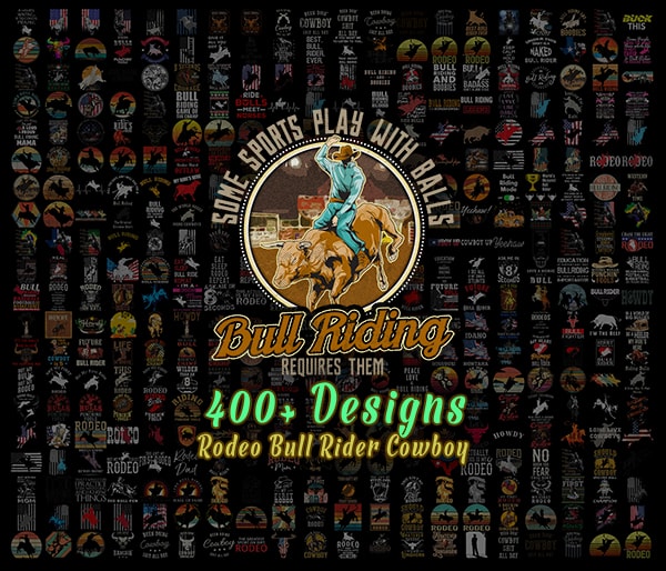 400+ Designs Rodeo Bull Rider Cowboy Png, Rodeo Png, Bull Riding Png, Steer Riding Png, Bull Rider Png,