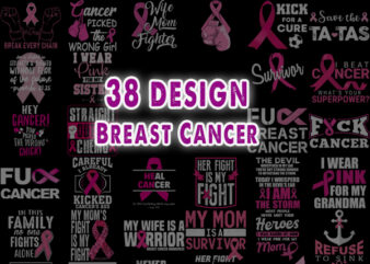 38 Breast Cancer Png, 38 Breast Cancer Png Bundle Download, Cancer Awareness Png, Her Fight Is My Fight Png, Fuck Cancer, Straight Outta Chemo