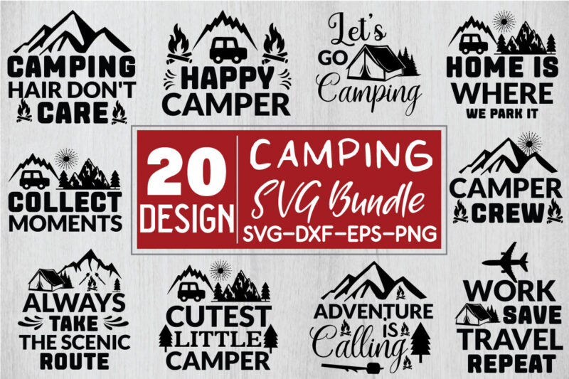 Camping SVG Bundle