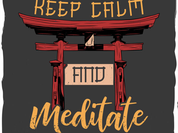 Torii japanese gate with a phrase t shirt designs for sale