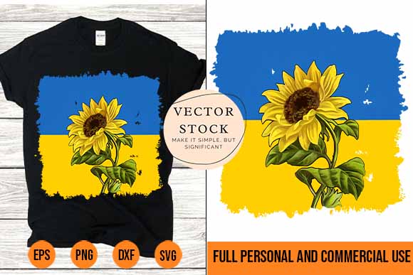Sunflower ukrainian flag pray for peace tshirt design best new 2022
