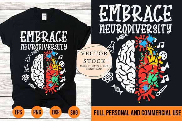 Autism awareness acceptance embrace neurodiversity shirt best new 2022 t shirt vector