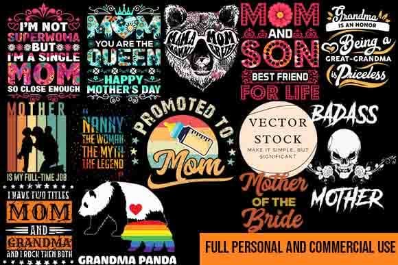 Mother svg png vector 34 design bundle for women best new