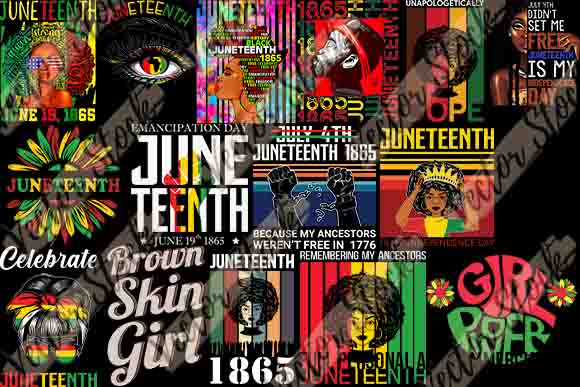 Juneteenth 1865 pack svg black lives matter 39 design bundle best new