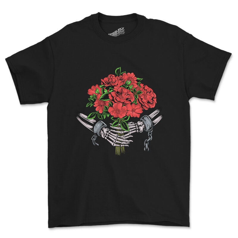 give flowers to loved ones streetwear design love