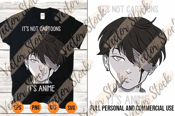 Otaku shirt design its not cartoons its anime boy manga lover best new 2022