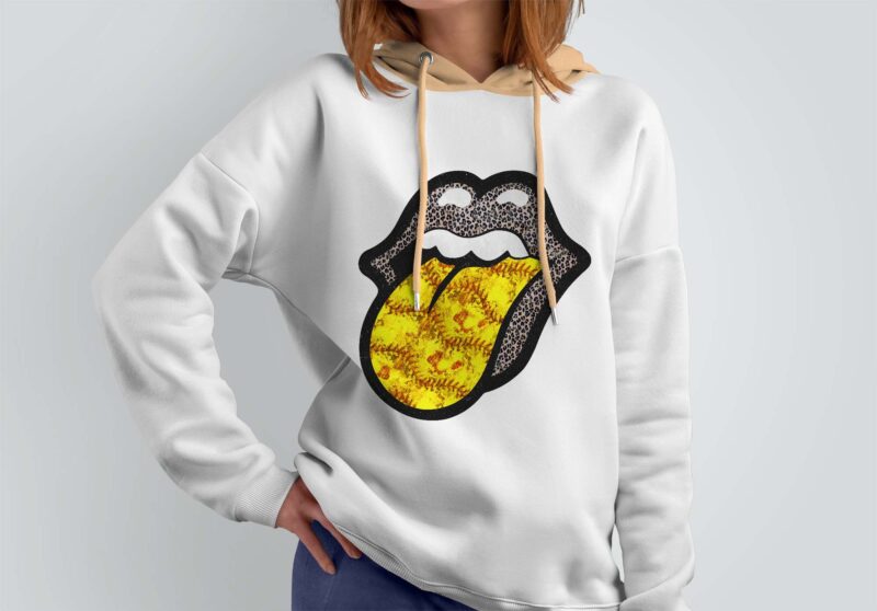 Rolling Stones Softball Tshirt Design