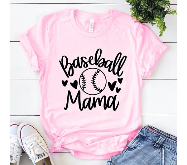 Baseball Mom SVG Bundle, Baseball SVG, Baseball Shirt SVG, Baseball Mom Life svg, Supportive Mom svg, Baseball Sports svg, Cut File Cricut