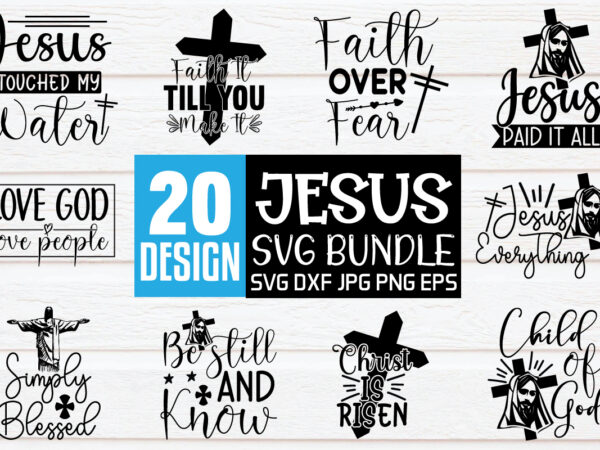 Jesus svg design bundle for sale