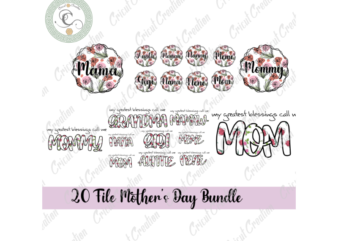 Mother’s Day, 20 file Mother day rainbow leopard Bundle Diy Crafts, flower backgorund PNG files, family members Silhouette Files, Trending Cameo Htv Prints