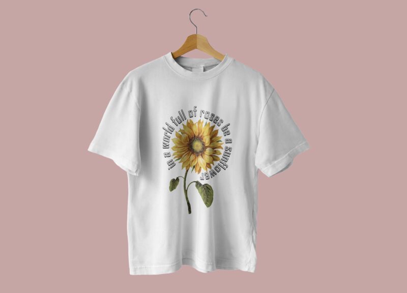 Sunflower Quotes Bundle Tshirt Design