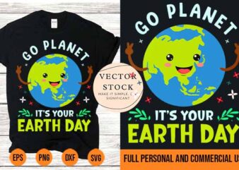 Earth Day Poster Preschool Earth Nature Planet Cute Earth Day T-Shirt Best New 2022