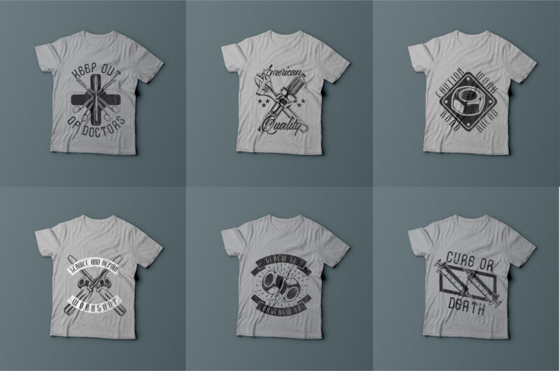 173 t-shirt designs BUNDLE