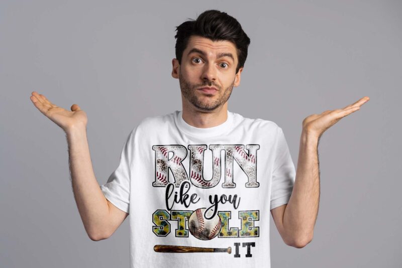 Run Like You Stole It Tshirt Design