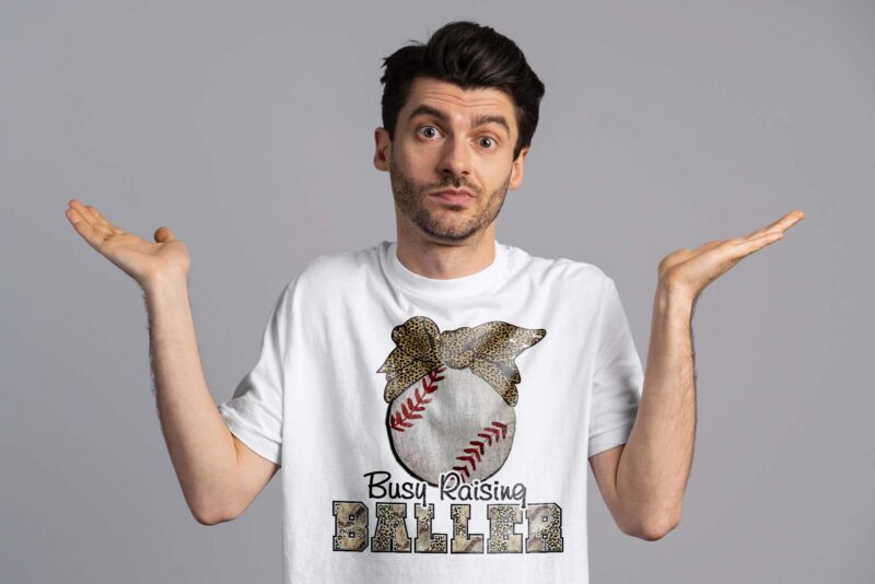 Busy Raising Baller Sport Tshirt Design