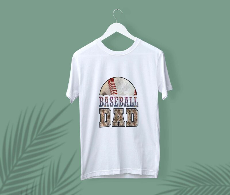 Baseball Dad Sport Tshirt Design