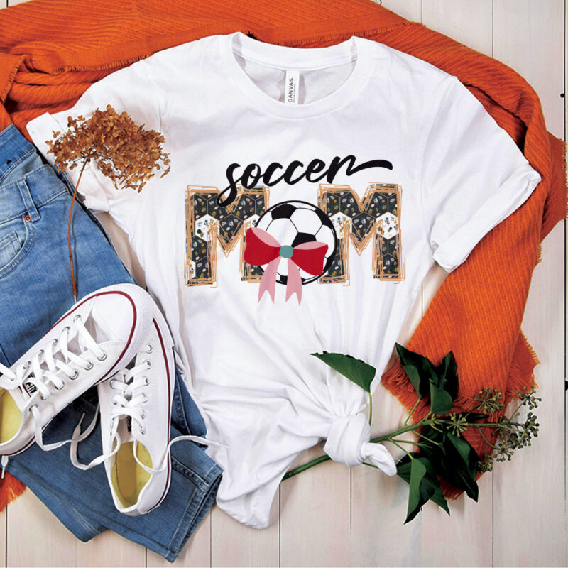 Soccer Mom SVG PNG, Mothers Day Tshirt Design